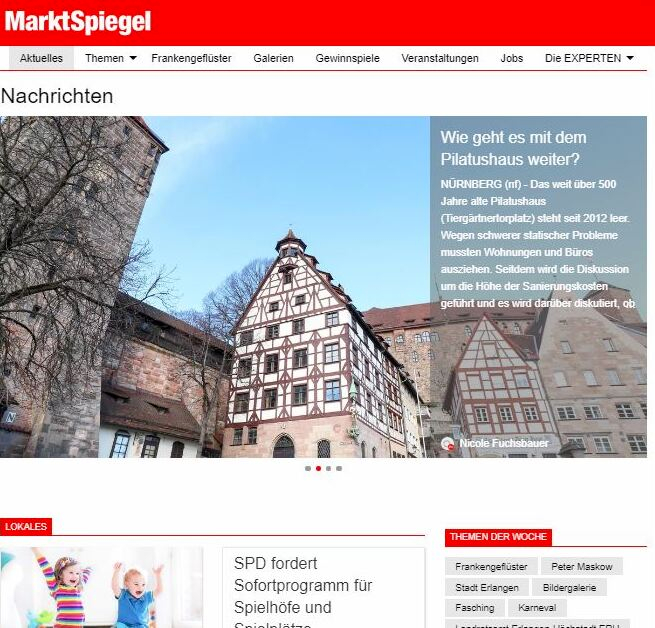 MarktSpiegel Website Relaunch 2019